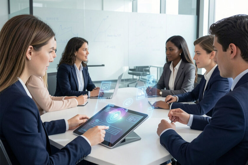 voice-agent-interface-in-a-modern-corporate-office